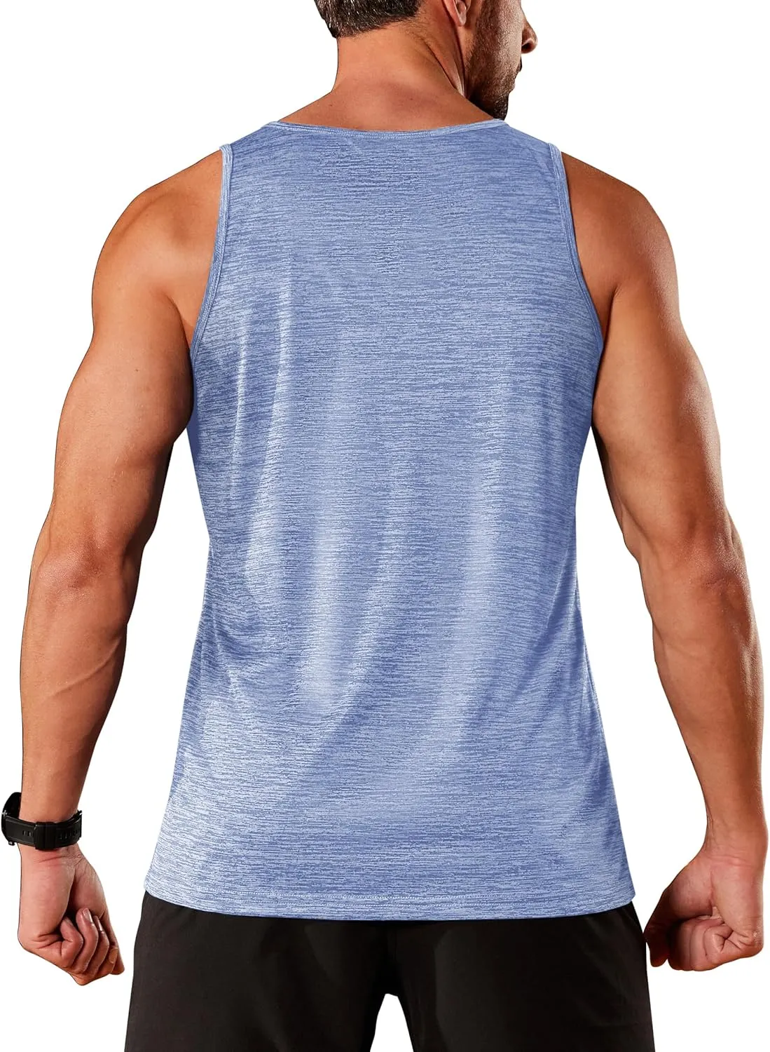 TACVASEN Men's Tank Tops Quick Dry Sleeveless Workout Muscle Shirt Athletic Bodybuilding Gym Performance Tee Shirts