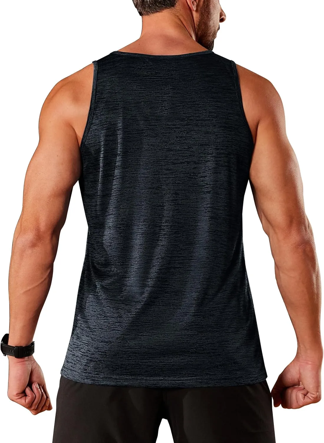 TACVASEN Men's Tank Tops Quick Dry Sleeveless Workout Muscle Shirt Athletic Bodybuilding Gym Performance Tee Shirts