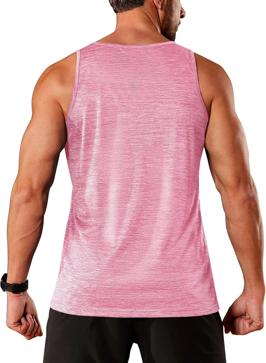TACVASEN Men's Tank Tops Quick Dry Sleeveless Workout Muscle Shirt Athletic Bodybuilding Gym Performance Tee Shirts