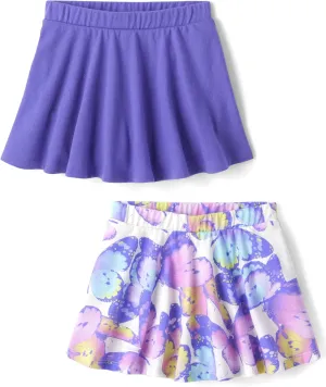 The Children's Place Baby Girls' and Toddler Elastic Waistband Skort