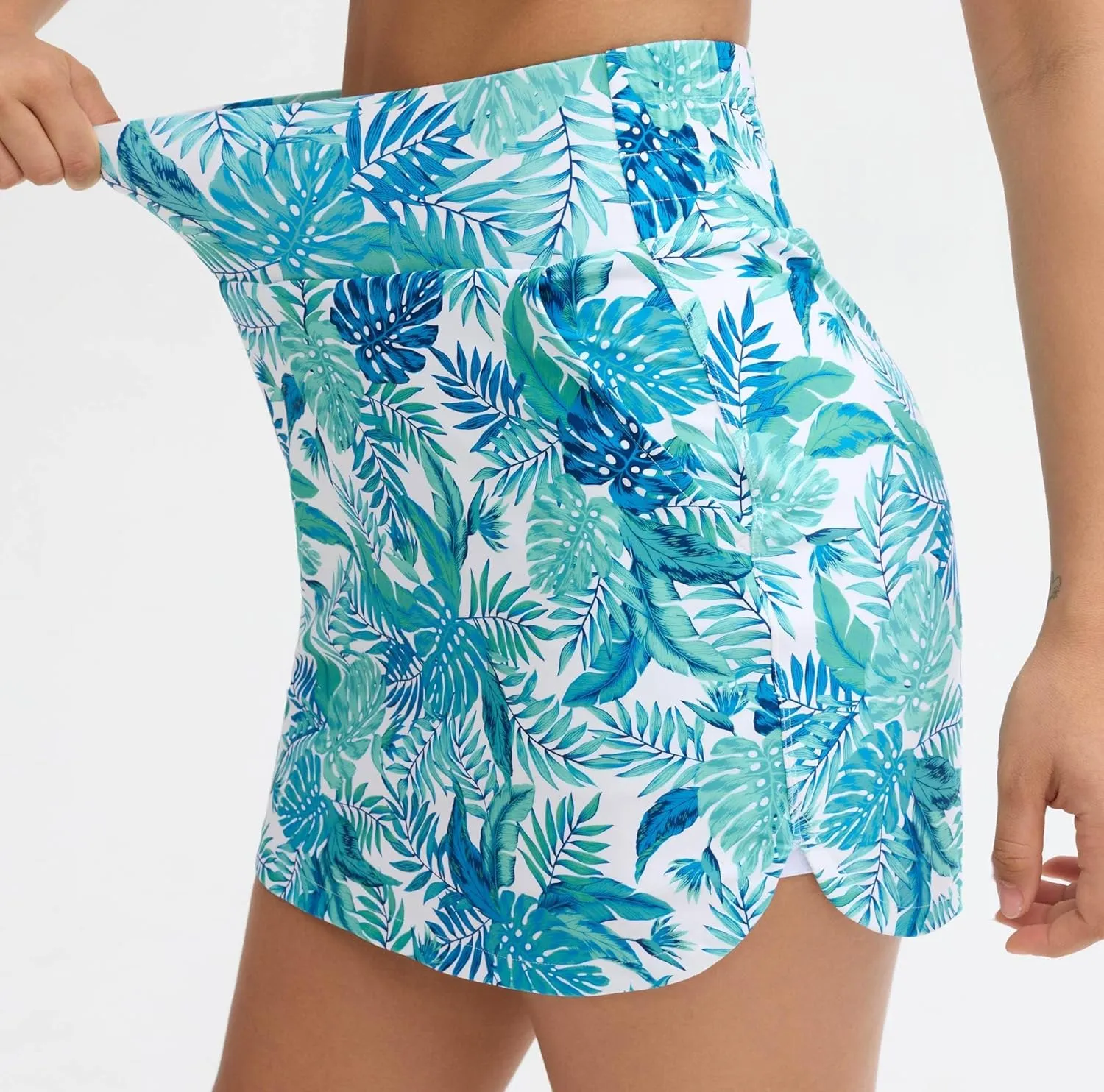 THE GYM PEOPLE Women's Golf Skort Tennis High Waist Lightweight Athletic Casual Skirts Built-in Shorts with 4 Pockets