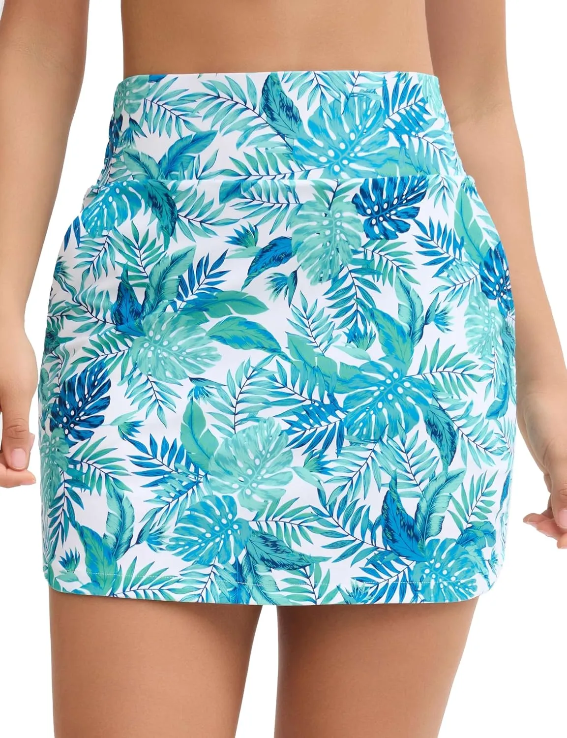 THE GYM PEOPLE Women's Golf Skort Tennis High Waist Lightweight Athletic Casual Skirts Built-in Shorts with 4 Pockets