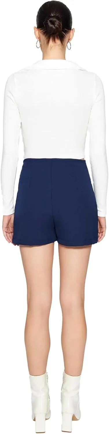 Trendyol Fashion Skorts for Women Casual Summer, Trendy Casual Mini Skirt Shorts Outfit