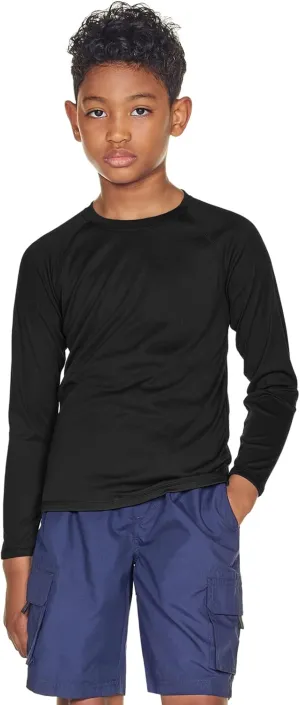 TSLA Kids Youth UPF 50  Long Sleeve T-Shirt, Athletic Sports Dry Fit Sun Shirts, UV Sun Portection Fishing Shirts