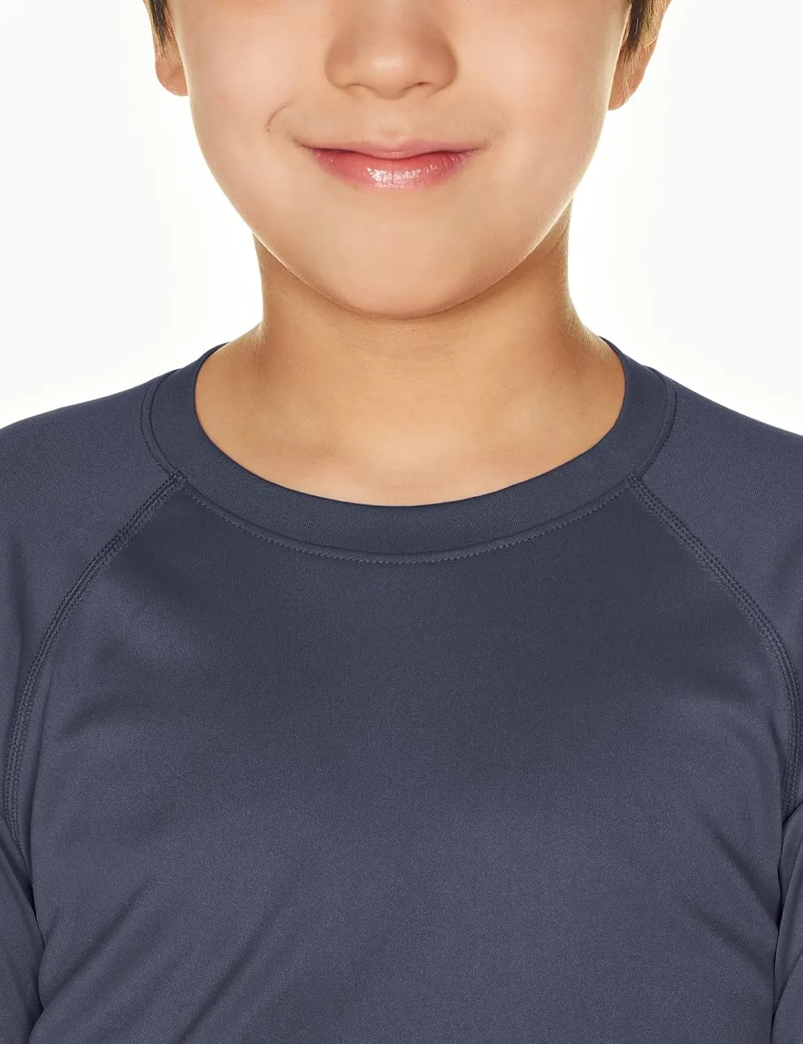 TSLA Kids Youth UPF 50  Long Sleeve T-Shirt, Athletic Sports Dry Fit Sun Shirts, UV Sun Portection Fishing Shirts