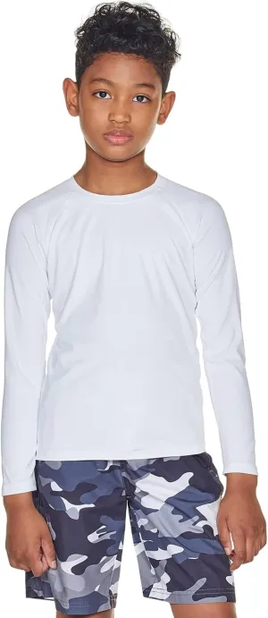 TSLA Kids Youth UPF 50  Long Sleeve T-Shirt, Athletic Sports Dry Fit Sun Shirts, UV Sun Portection Fishing Shirts