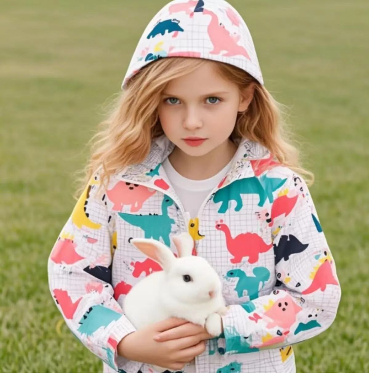 TUIJI Toddler Jacket Hooded Trench Lightweight Windbreaker