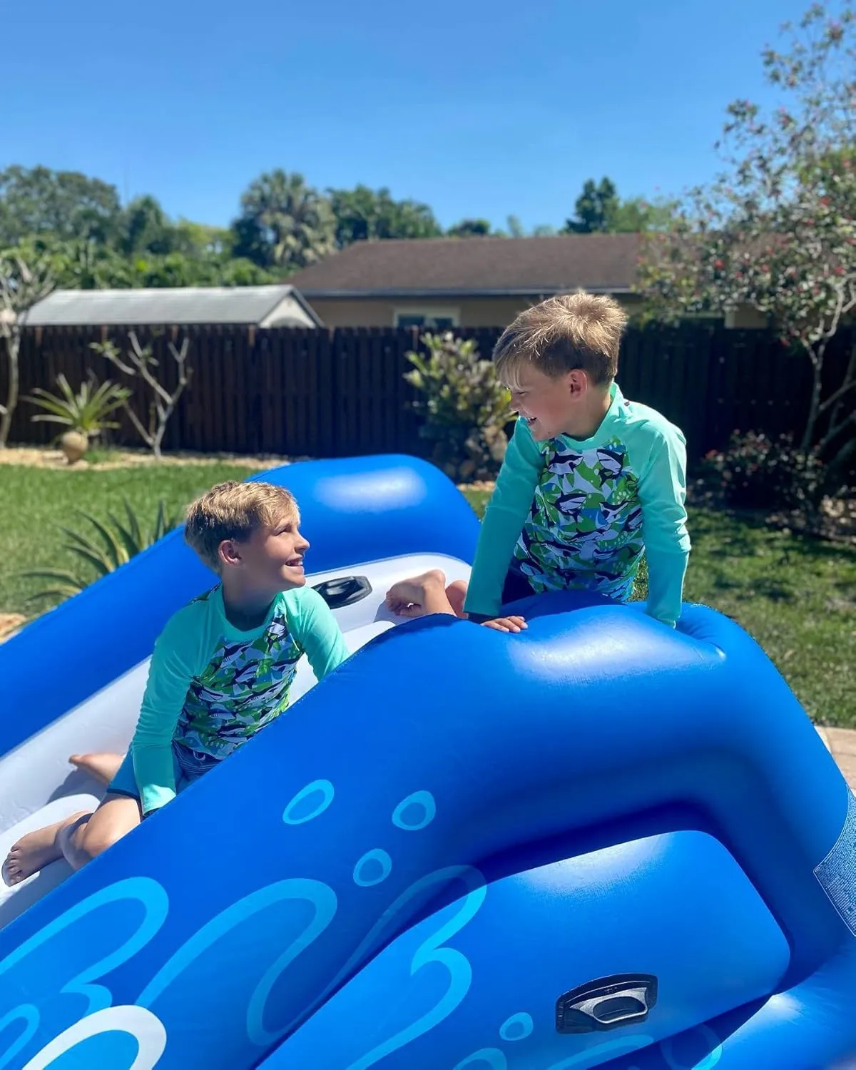 UNIFACO UPF 50  Little Boys Long Sleeve Rash Guard Swim Shirt Premium Sun Shirt for 1-8 Years