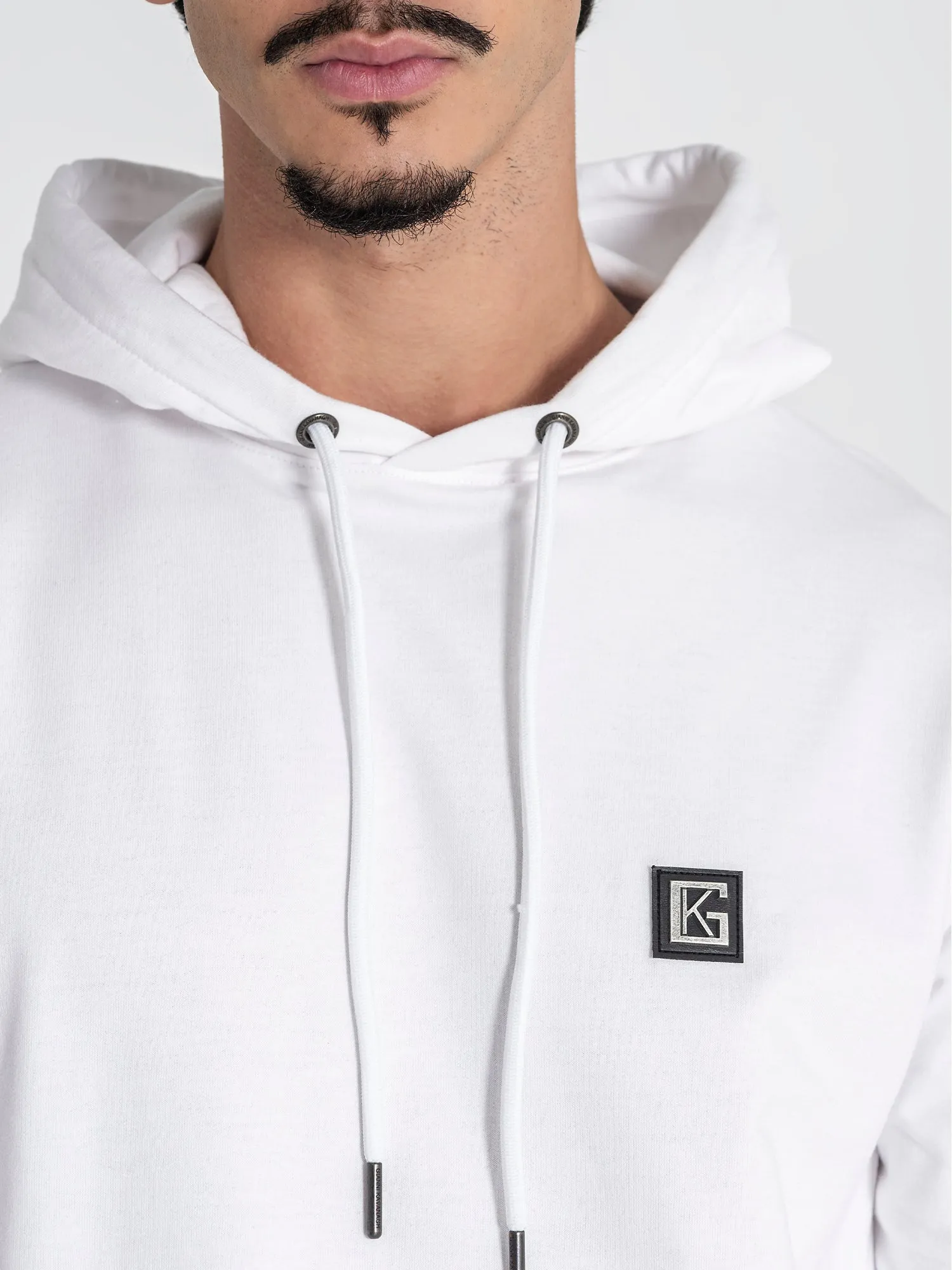 White GK Bear Alert Hoodie