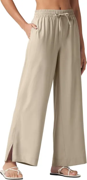 Willit Women's Wide Leg Pants Swim Beach Pants UPF 50  Lightweight Travel Quick Dry Sun Protective 29" 31"