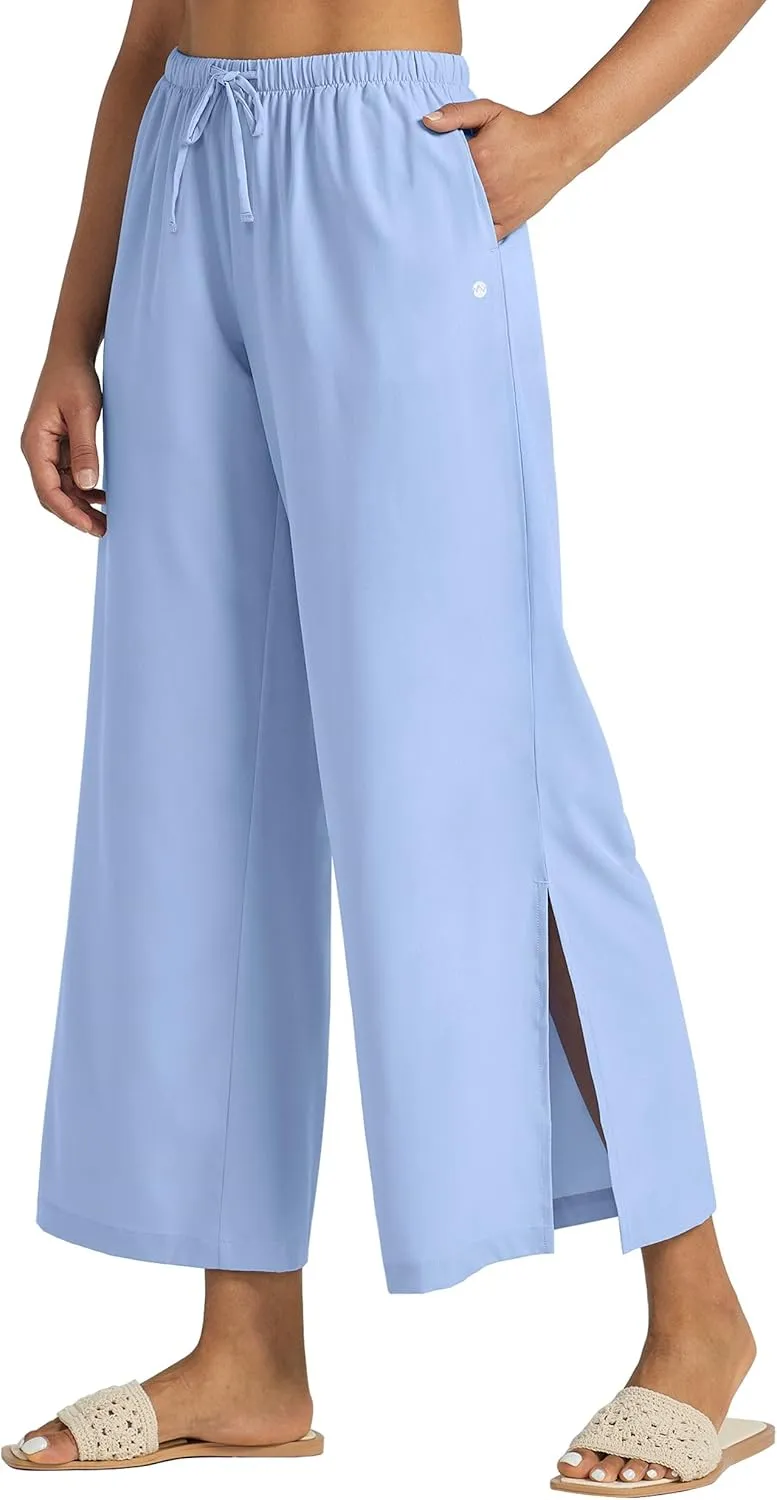 Willit Women's Wide Leg Pants UPF 50  Swim Beach Pants Lightweight Travel Pants Quick Dry Sun Protective