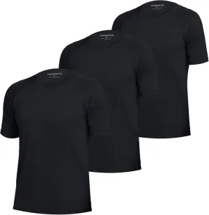 WOLVERINE Men's Undershirts Tagless Lightweight Soft T-Shirts Moisture-Wicking Crew Neck Tees for Men Short Sleeve, 3-Pack
