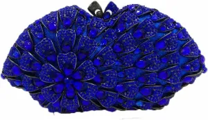 Women Crystal Clutch Evening Purses Wedding Party Rhinestone Handbags Party Dinner Bag(D)