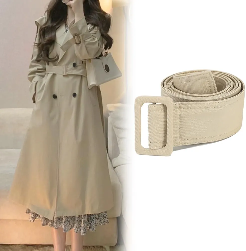 Women Trench Coat Belt Replacement Tie waist Wind Coat Waist Belt