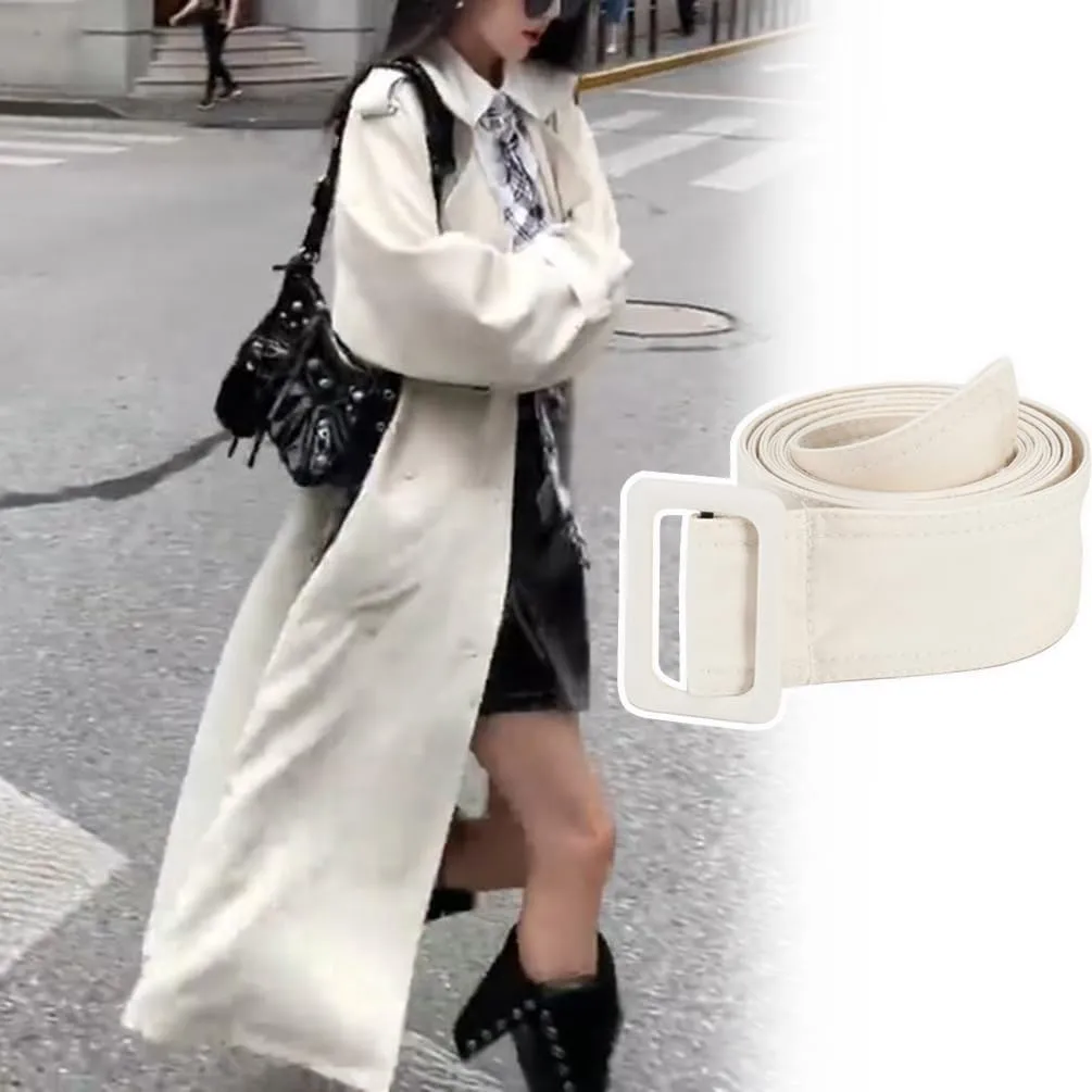 Women Trench Coat Belt Replacement Tie waist Wind Coat Waist Belt