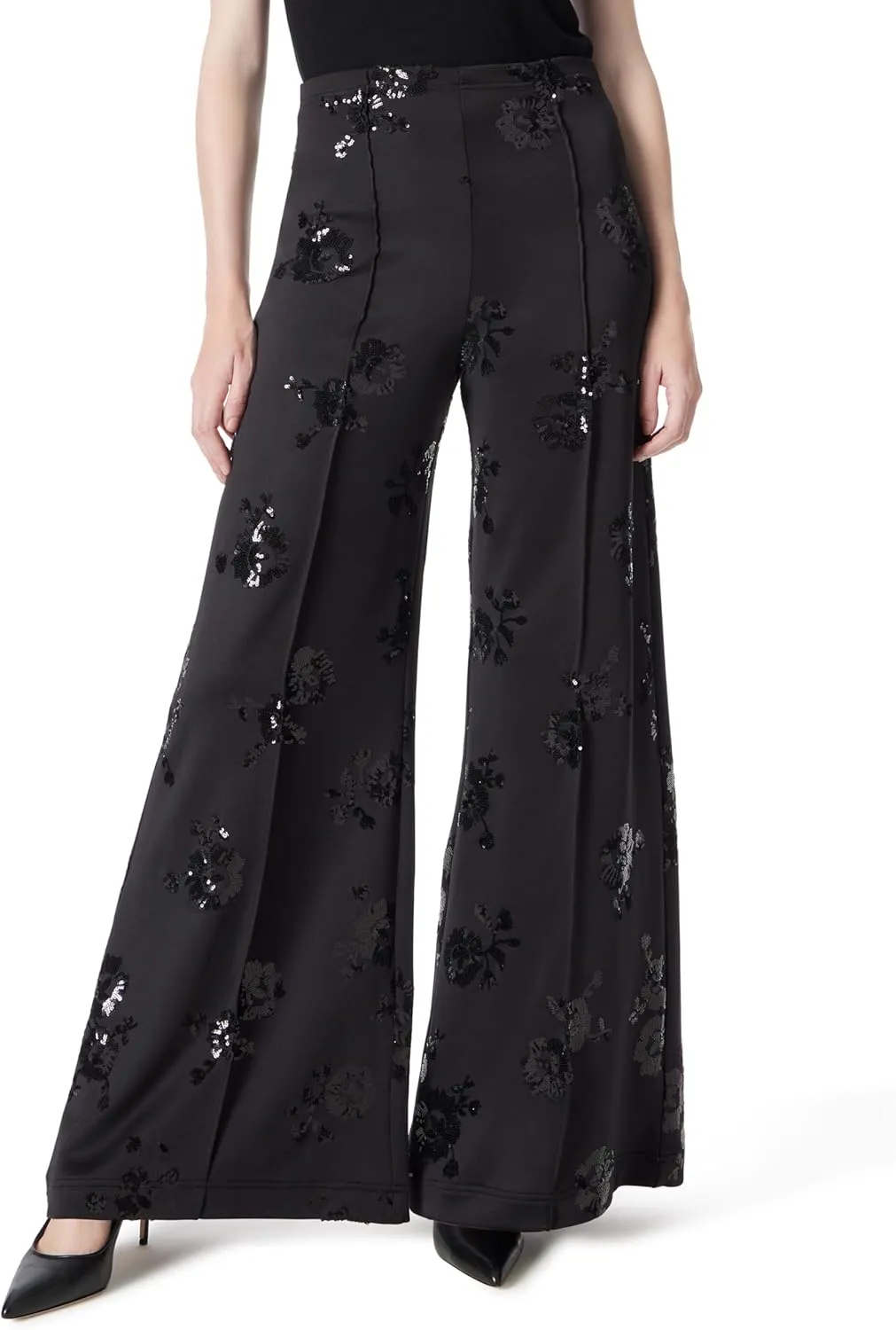 Women's Anna High Rise Pull on Pin Tuck Pant Standard