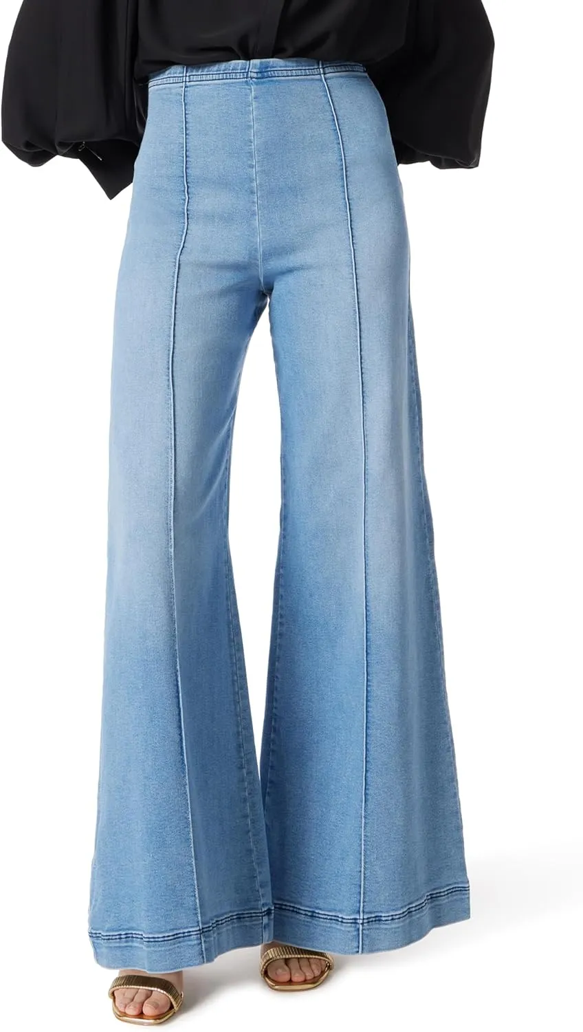 Women's Anna High Rise Pull on Pin Tuck Pant Standard