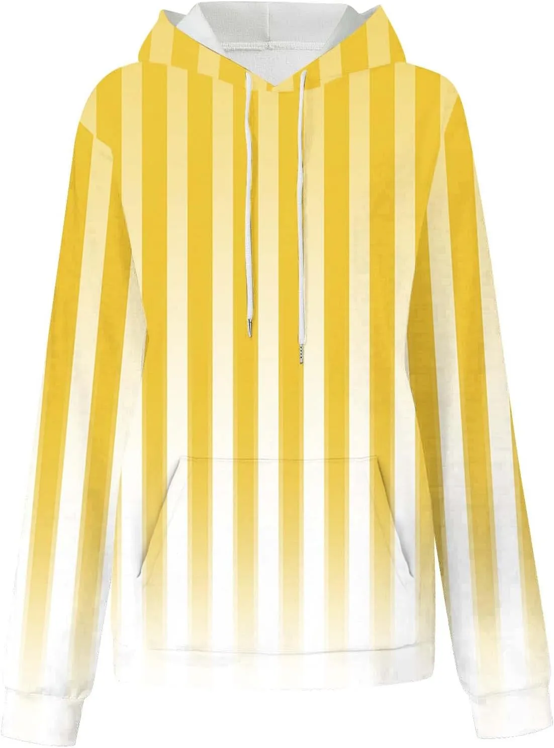 Womens Oversized Hoodies Striped Plus Size Sweatshirts Long Sleeve Sweaters Pullover Fall Clothes with Pocket