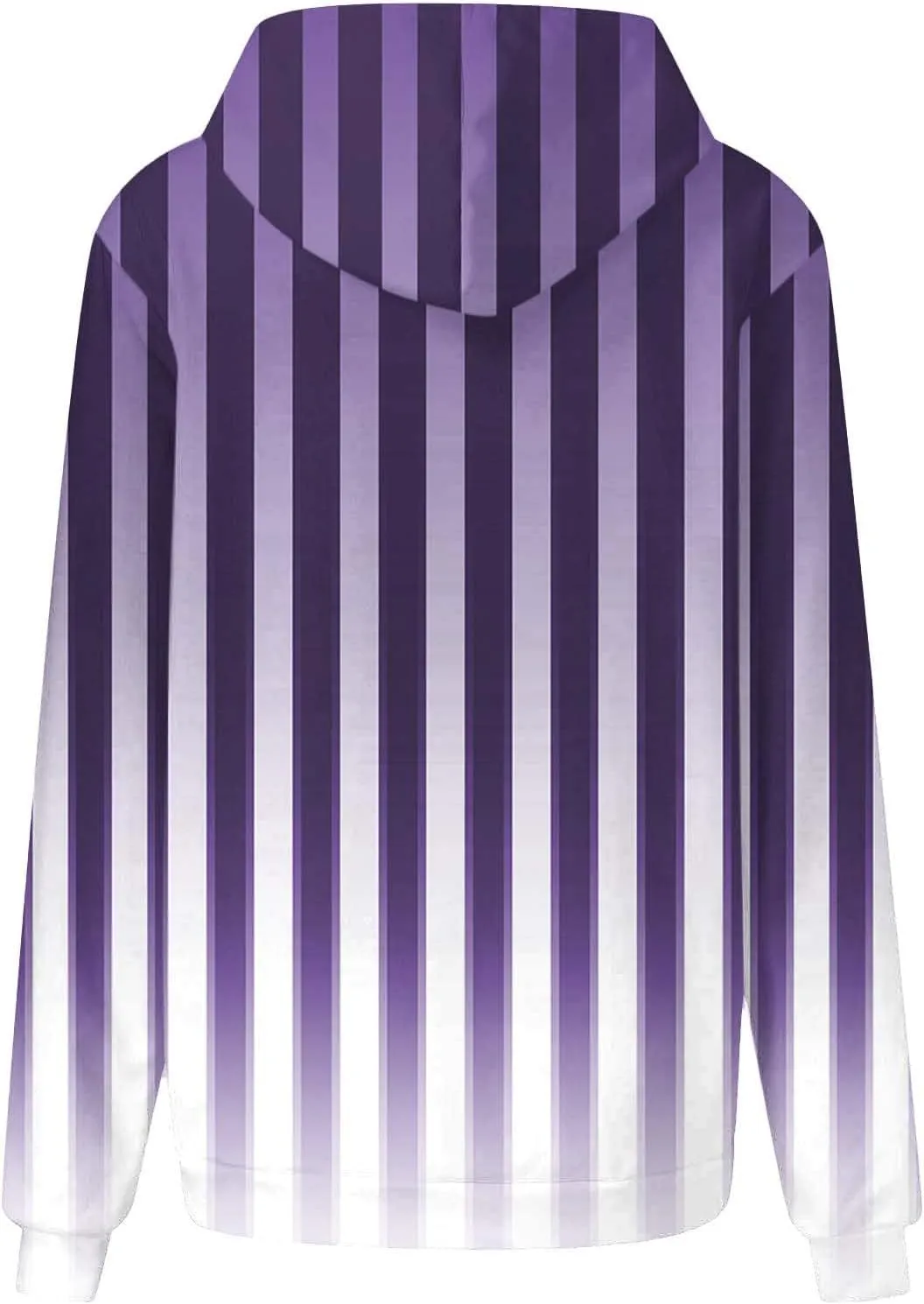 Womens Oversized Hoodies Striped Plus Size Sweatshirts Long Sleeve Sweaters Pullover Fall Clothes with Pocket