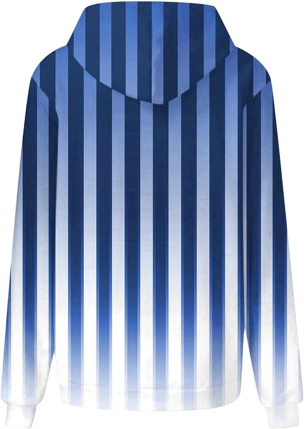 Womens Oversized Hoodies Striped Plus Size Sweatshirts Long Sleeve Sweaters Pullover Fall Clothes with Pocket