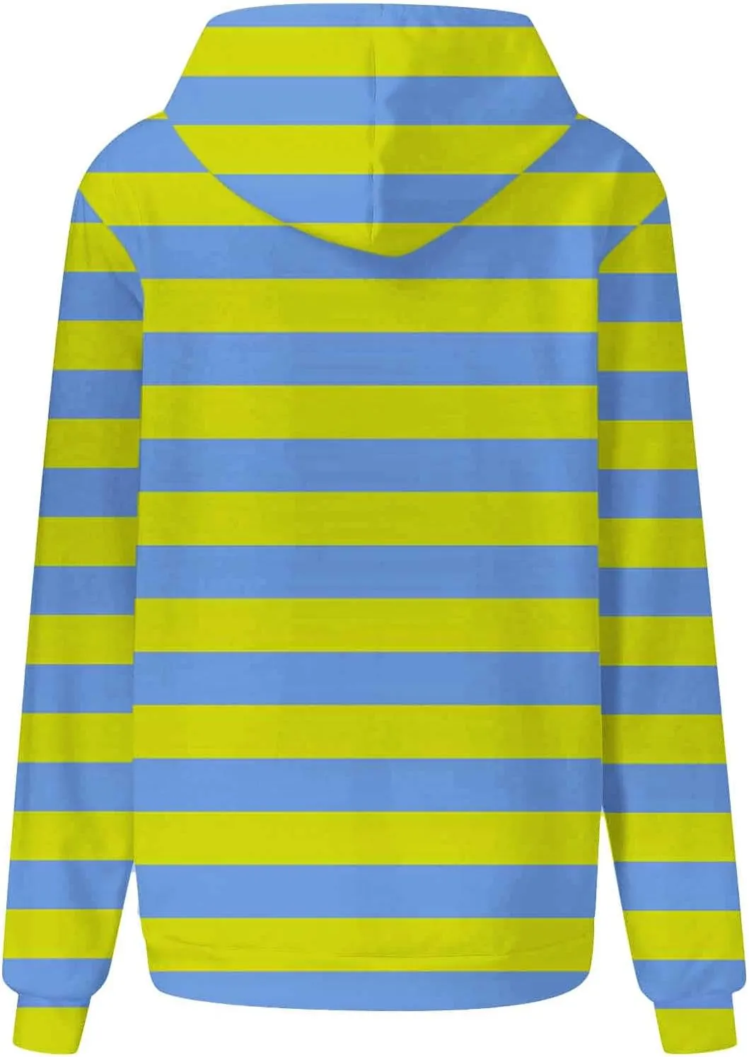 Womens Oversized Hoodies Striped Plus Size Sweatshirts Long Sleeve Sweaters Pullover Fall Clothes with Pocket
