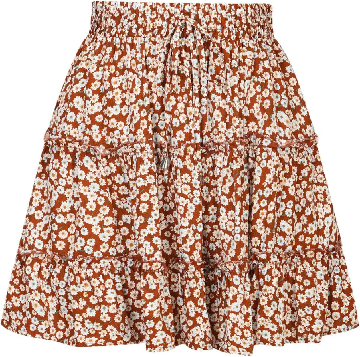 Womens Ruched Peplum High Cut Plain High Low Midi Skort Skorts for Women Chiffon Skort 2025 Y2K