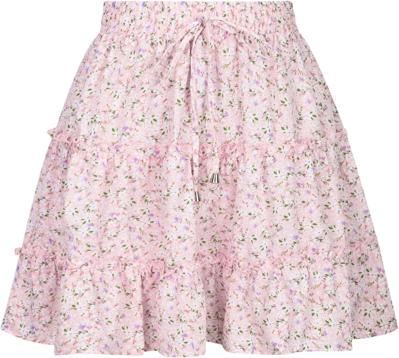Womens Ruched Peplum High Cut Plain High Low Midi Skort Skorts for Women Chiffon Skort 2025 Y2K