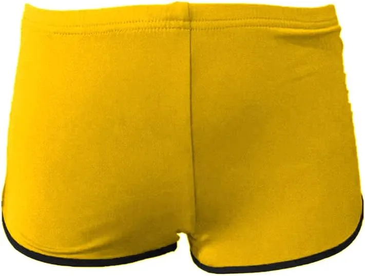 Womens Yoga Booty Shorts Sexy Printed Dance Sport Workout Hot Pants Plus Size Lounge Wear Briefs