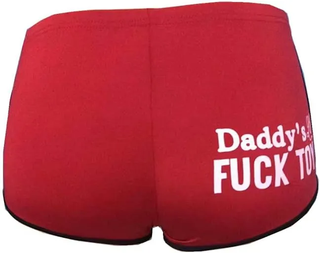 Womens Yoga Booty Shorts Sexy Printed Dance Sport Workout Hot Pants Plus Size Lounge Wear Briefs