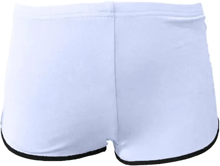 Womens Yoga Booty Shorts Sexy Printed Dance Sport Workout Hot Pants Plus Size Lounge Wear Briefs