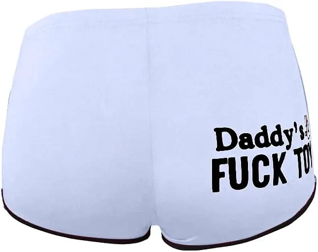 Womens Yoga Booty Shorts Sexy Printed Dance Sport Workout Hot Pants Plus Size Lounge Wear Briefs