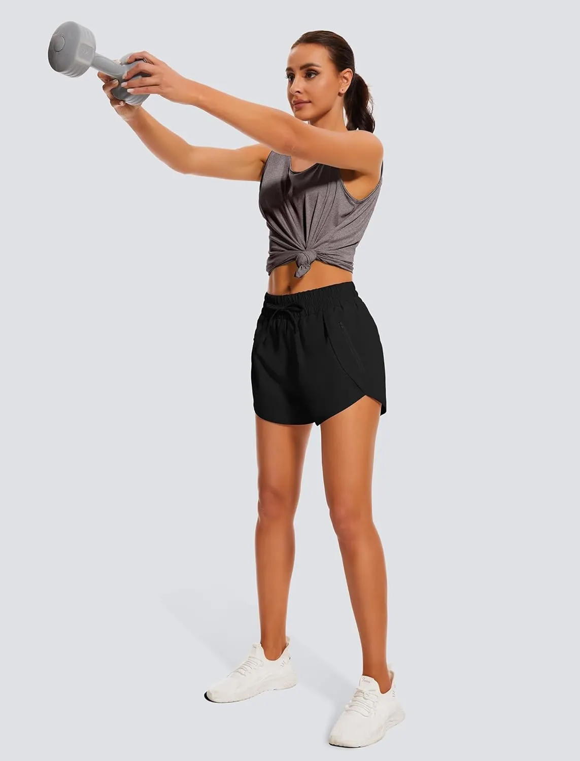 Workout Tops for Women Open Back Yoga Tank Tops Sleeveless Running Shirts Athletic Gym Lightweight Quick Dry Top