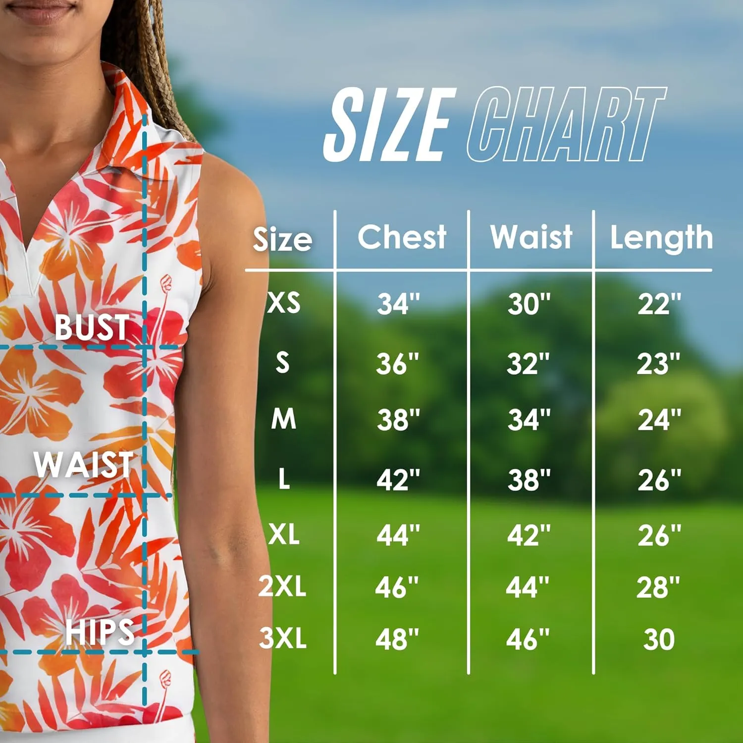 YATTA GOLF Performance Sleeveless Golf Polo for Women - Moisture Wicking V-Neck Golf Polo Shirts Workout Golf Tank Tops
