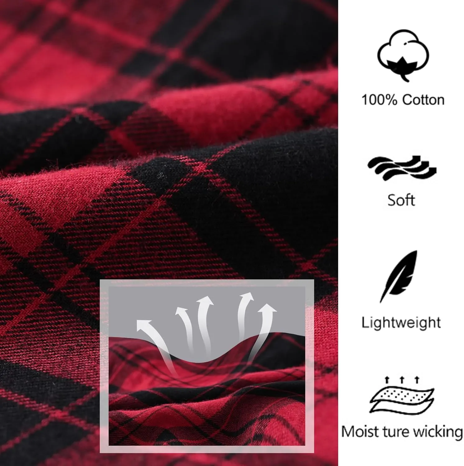 yuyangdpb Men's 3-Pack Woven Pajama Short Cotton Plaid Sleepwear Shorts Button Open Fly with Pockets