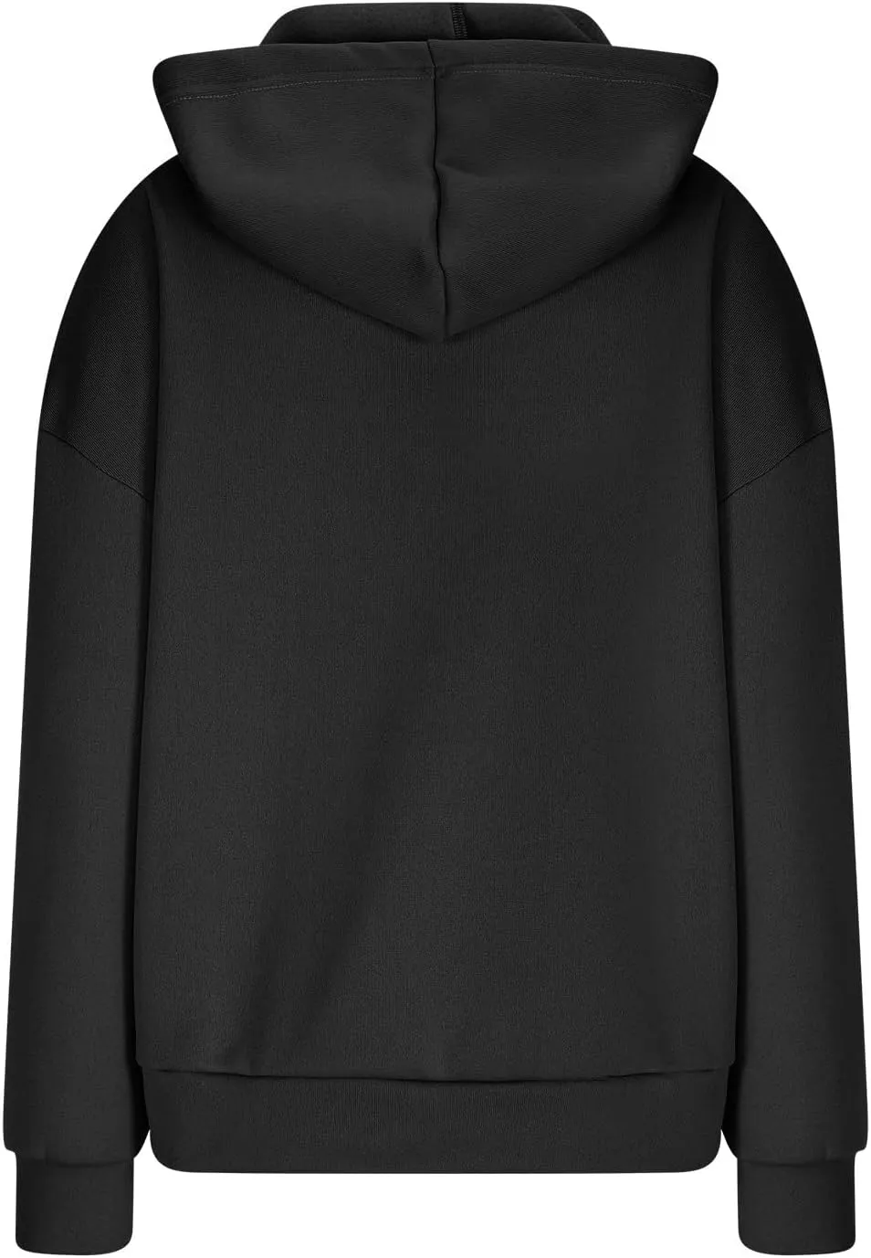 ZDRZK Oversized Hoodies For Women Long Sleeve Drop Shoulder Pullovers Top Fall Fleece Hooded Sweatshirts With Pockets