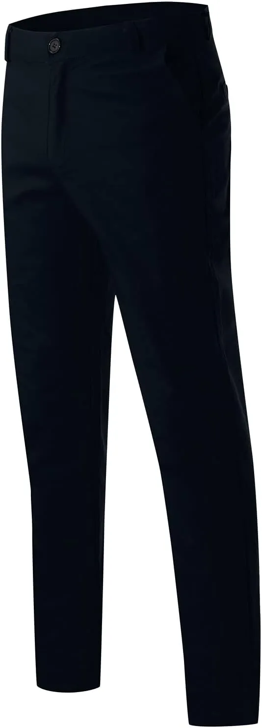 ZYXTIM Mens Work Chino Pants Slim Fit Tapered Cotton Fashion Business Casual Trousers Stertch Durable Ripstop Athletic Pants